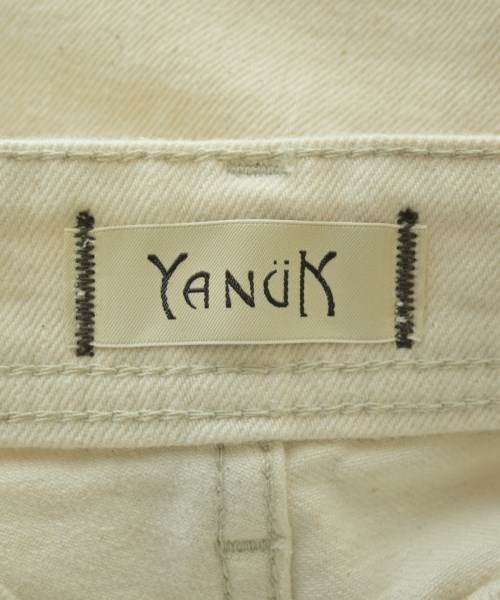 YANUK（ヤヌーク）デニムパンツ ベージュ サイズ:22(XS位) レディース/2200633152017