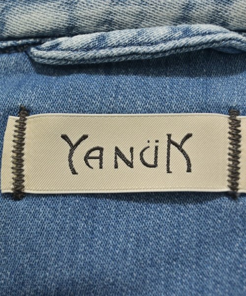 YANUK（ヤヌーク）カジュアルシャツ 青 サイズ:S レディース/2200625367023