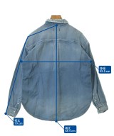 YANUK（ヤヌーク）カジュアルシャツ 青 サイズ:S レディース/2200625367023