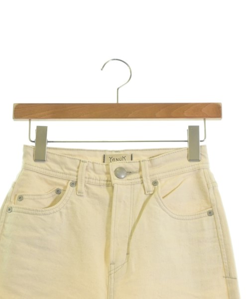 YANUK（ヤヌーク）デニムパンツ 白 サイズ:23(XS位) レディース/2200625840014