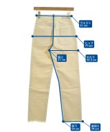 YANUK（ヤヌーク）デニムパンツ 白 サイズ:23(XS位) レディース/2200625840014