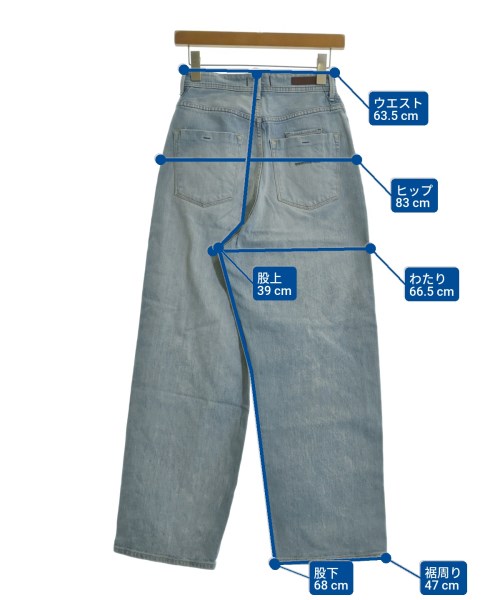 YANUK（ヤヌーク）デニムパンツ 青 サイズ:24(S位) レディース/2200631314059