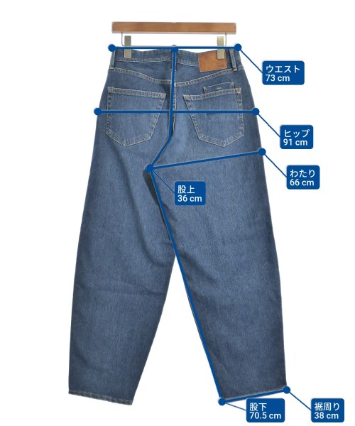 YANUK（ヤヌーク）デニムパンツ 紺 サイズ:28(L位) レディース/2200635368881