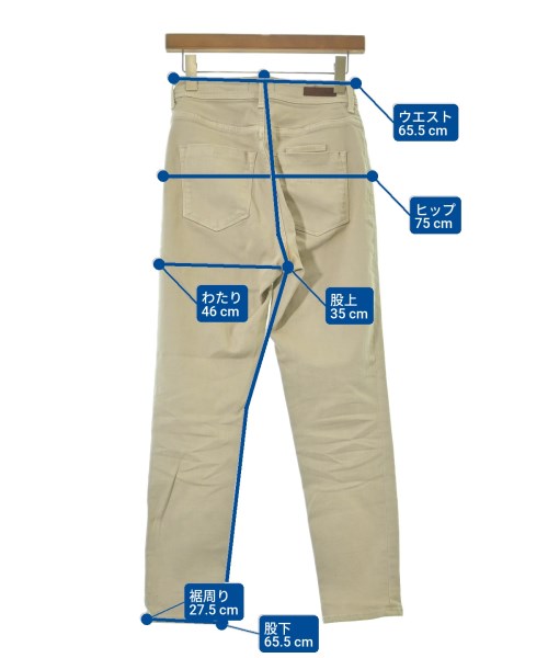 YANUK（ヤヌーク）デニムパンツ ベージュ サイズ:24(S位) レディース/2200635096050