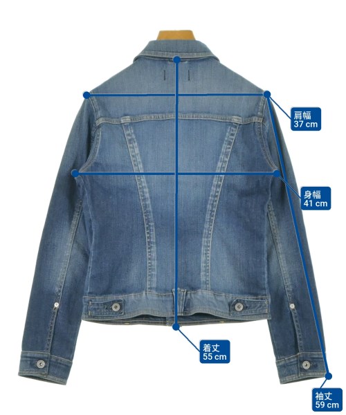 YANUK（ヤヌーク）デニムジャケット 紺 サイズ:S レディース/2200626523022