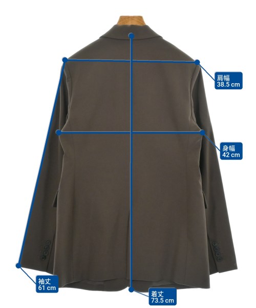 YANUK（ヤヌーク）カジュアルジャケット 茶 サイズ:F レディース/2200628340030