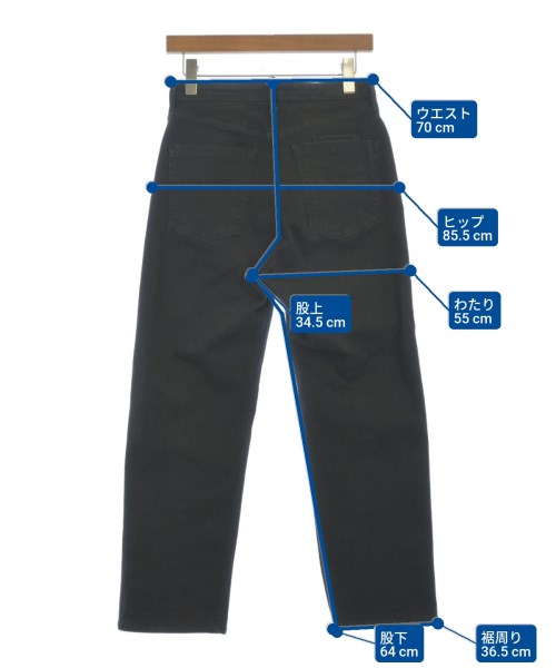 YANUK（ヤヌーク）デニムパンツ 黒 サイズ:S レディース/2200628923042