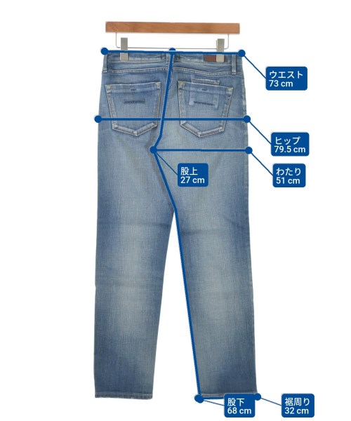 YANUK（ヤヌーク）デニムパンツ 紺 サイズ:23(XS位) レディース/2200614999273