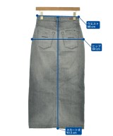 YANUK（ヤヌーク）ロング・マキシ丈スカート グレー サイズ:S レディース/2200629204041