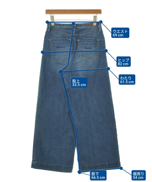 YANUK（ヤヌーク）デニムパンツ 青 サイズ:24(S位) レディース/2200631641018