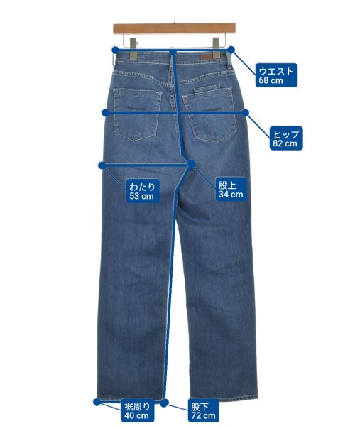 YANUK（ヤヌーク）デニムパンツ 青 サイズ:26(M位) レディース/2200628546029