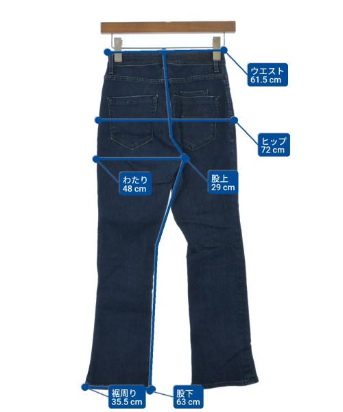 YANUK（ヤヌーク）デニムパンツ 紺 サイズ:22(XS位) レディース/2200619650049
