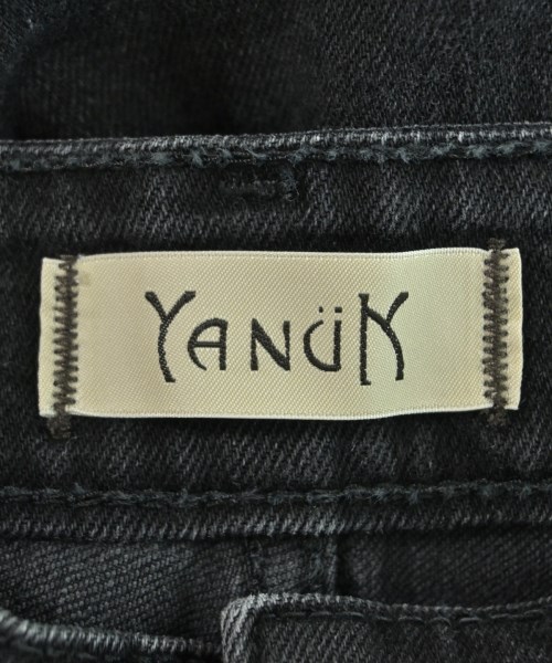 YANUK（ヤヌーク）デニムパンツ 黒 サイズ:22(XS位) レディース/2200611699190