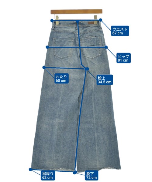 YANUK（ヤヌーク）デニムパンツ 青 サイズ:26(M位) レディース/2200616962084