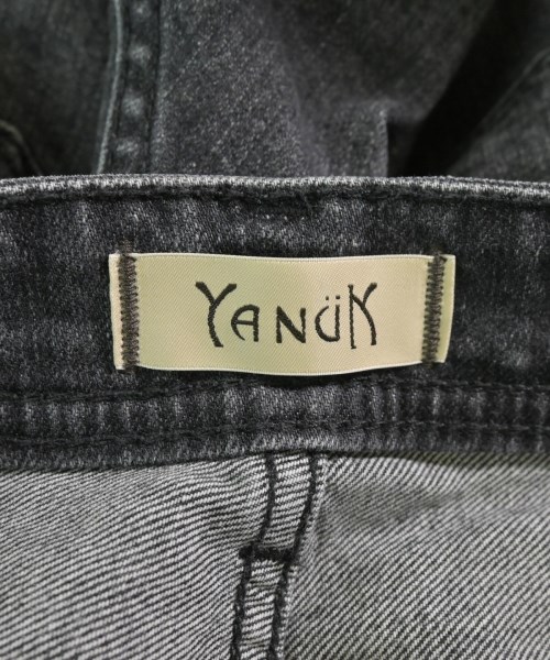 YANUK（ヤヌーク）デニムパンツ 黒 サイズ:24(S位) レディース/2200606754088