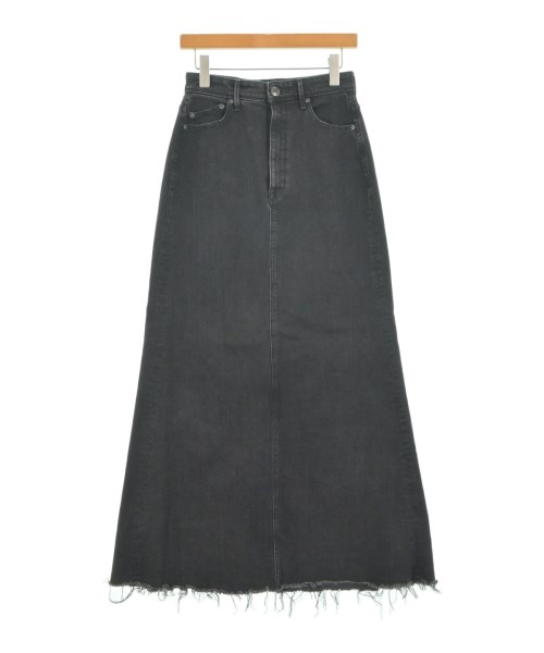 YANUK(ヤヌーク)ロング・マキシ丈スカート 黒 サイズ:M/2200669717044