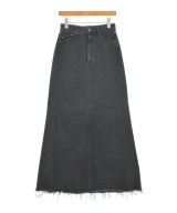 YANUK（ヤヌーク）ロング・マキシ丈スカート 黒 サイズ:M レディース/2200669717044