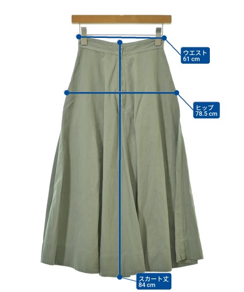 YANUK（ヤヌーク）ロング・マキシ丈スカート グレー サイズ:XS レディース/2200669590142