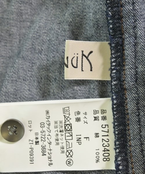 YANUK（ヤヌーク）シャツワンピース 紺 サイズ:F レディース/2200672148019