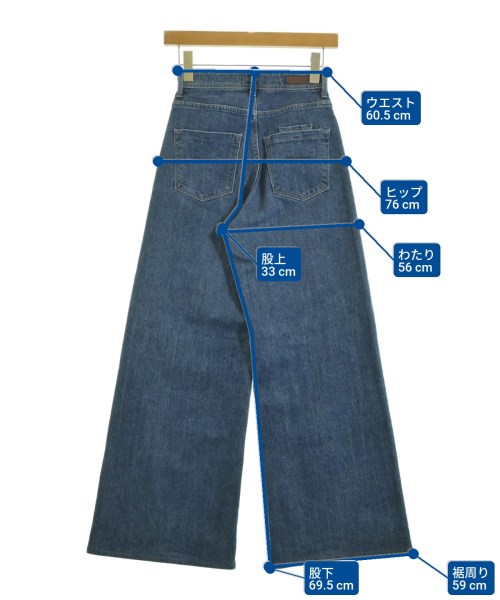 YANUK（ヤヌーク）デニムパンツ 青 サイズ:23(XS位) レディース/2200675180061