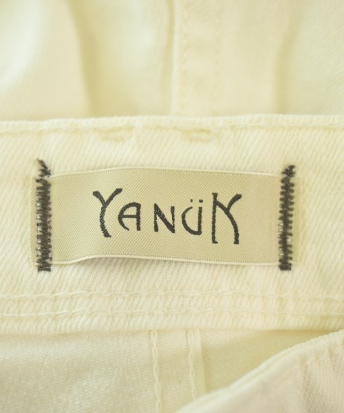 YANUK（ヤヌーク）デニムパンツ 白 サイズ:27(M位) レディース/2200675806084