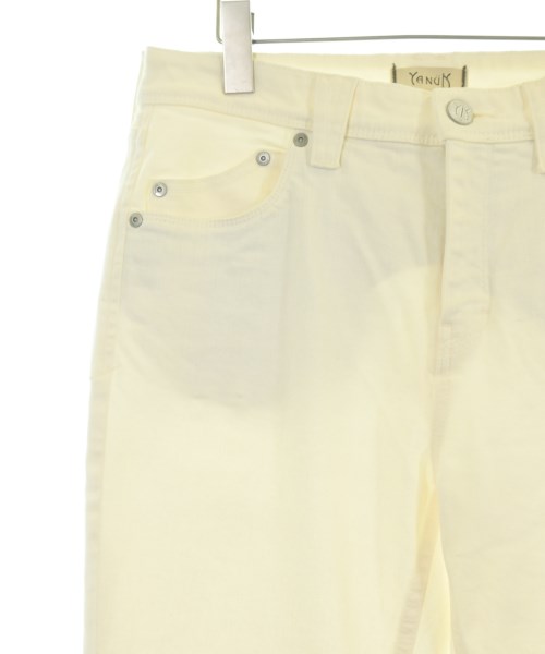 YANUK（ヤヌーク）デニムパンツ 白 サイズ:27(M位) レディース/2200675806084