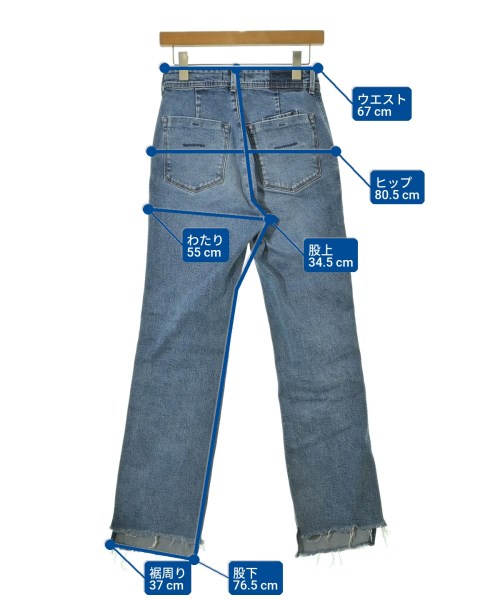 YANUK（ヤヌーク）デニムパンツ 青 サイズ:26(M位) レディース/2200672929038