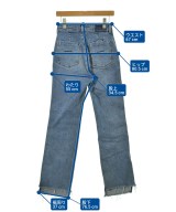 YANUK（ヤヌーク）デニムパンツ 青 サイズ:26(M位) レディース/2200672929038