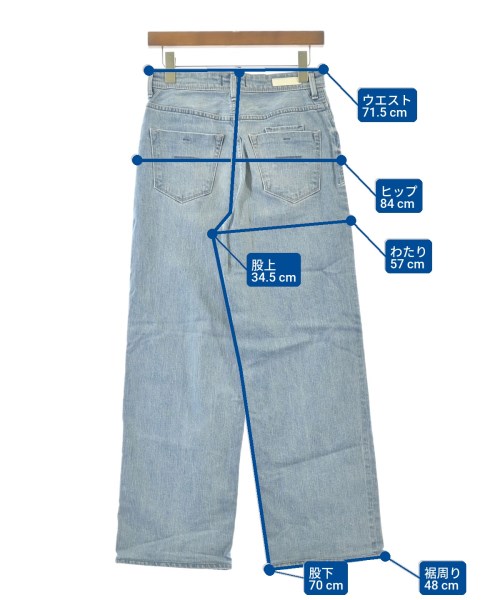 YANUK（ヤヌーク）デニムパンツ 青 サイズ:26(M位) レディース/2200675242035