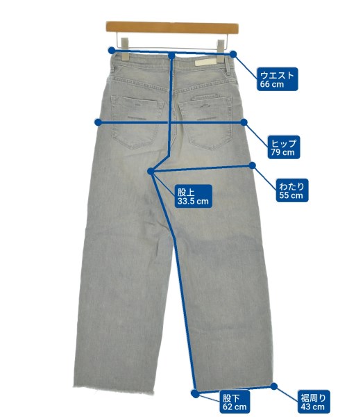 YANUK（ヤヌーク）デニムパンツ グレー サイズ:24(S位) レディース/2200677168012