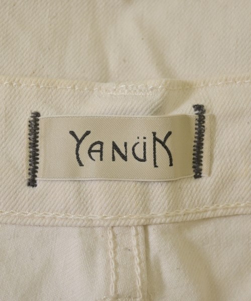 YANUK（ヤヌーク）デニムパンツ 白 サイズ:23(XS位) レディース/2200680515032