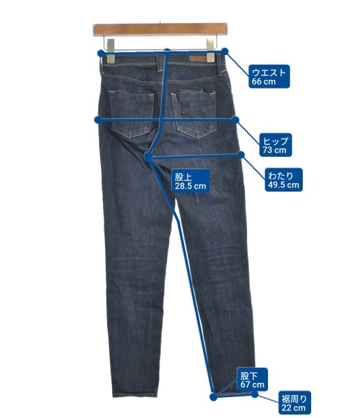 YANUK（ヤヌーク）デニムパンツ 紺 サイズ:22(XS位) レディース/2200673603043