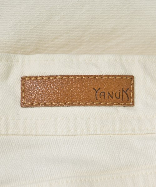 YANUK（ヤヌーク）デニムパンツ 白 サイズ:23(XS位) レディース/2200690605051