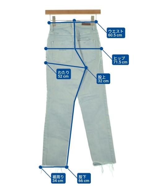 YANUK（ヤヌーク）デニムパンツ 青 サイズ:23(XS位) レディース/2200646710044