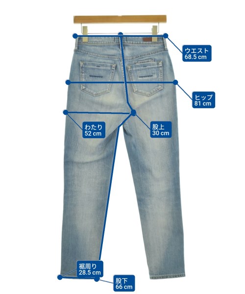 YANUK（ヤヌーク）デニムパンツ 青 サイズ:24(S位) レディース/2200656976034