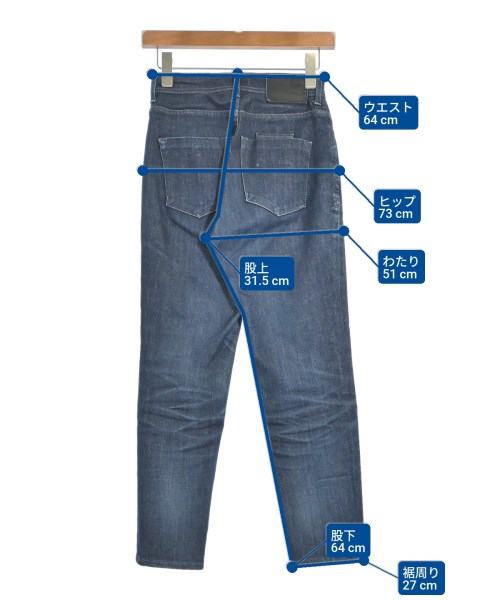 YANUK（ヤヌーク）デニムパンツ 紺 サイズ:23(XS位) レディース/2200658653032