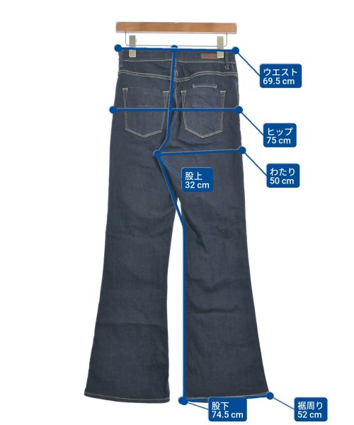 YANUK（ヤヌーク）デニムパンツ 紺 サイズ:27(M位) レディース/2200661870013