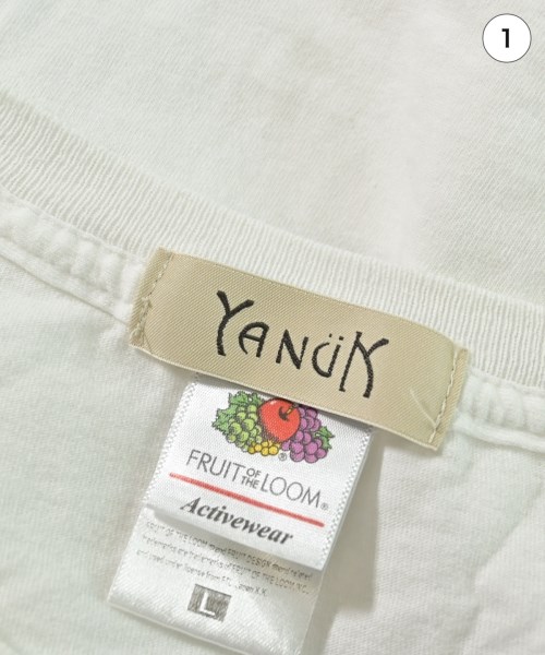 YANUK（ヤヌーク）Tシャツ・カットソー 白 サイズ:L レディース/2200713429015