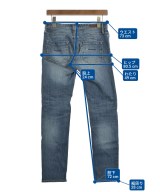 YANUK（ヤヌーク）デニムパンツ 青 サイズ:24(S位) レディース/2200712472166