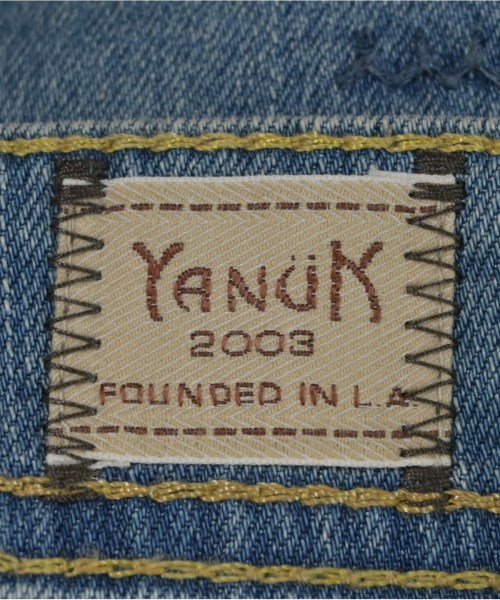 YANUK（ヤヌーク）デニムパンツ 青 サイズ:30(XL位) レディース/2200715681022