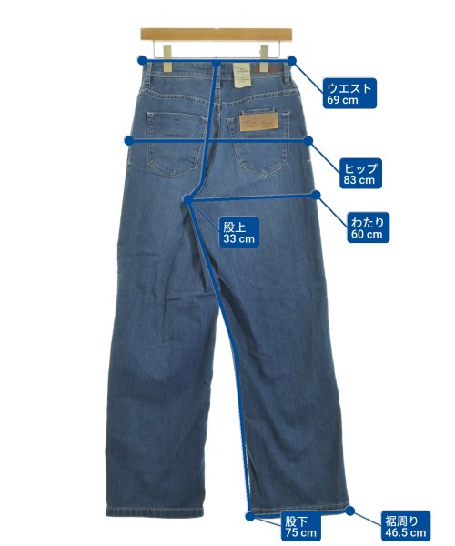 YANUK（ヤヌーク）デニムパンツ 青 サイズ:27(M位) レディース/2200637829342