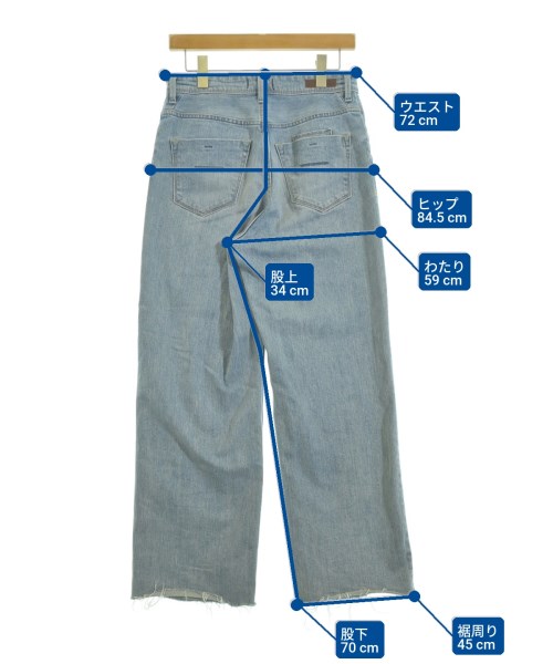 YANUK（ヤヌーク）デニムパンツ 青 サイズ:27(M位) レディース/2200637829359