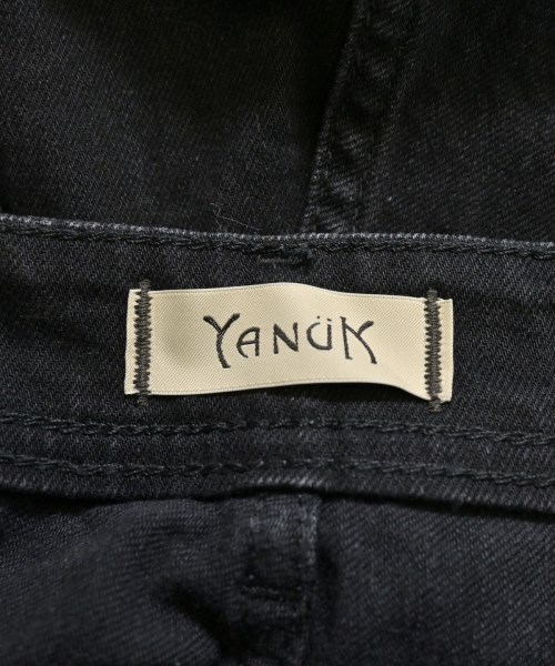 YANUK（ヤヌーク）デニムパンツ 黒 サイズ:27(M位) レディース/2200647507063