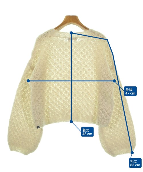 YANUK（ヤヌーク）ニット・セーター 白 サイズ:F レディース/2200645805116