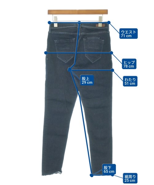 YANUK（ヤヌーク）デニムパンツ 紺 サイズ:27(M位) レディース/2200643332041