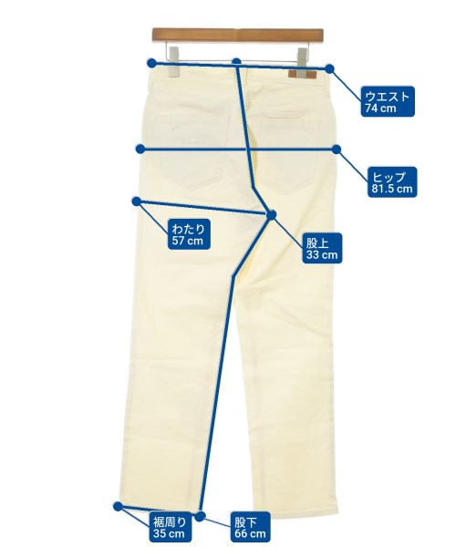 YANUK（ヤヌーク）デニムパンツ 白 サイズ:26(M位) レディース/2200643332058