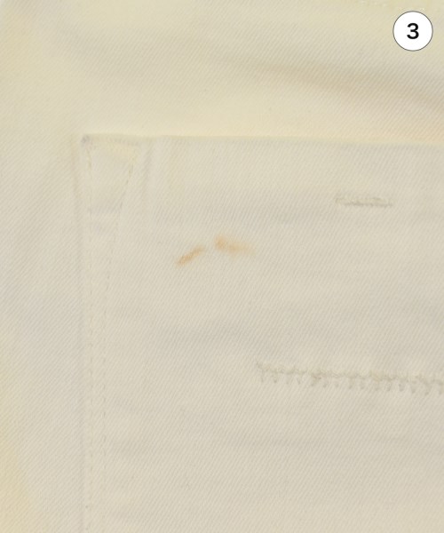 YANUK（ヤヌーク）デニムパンツ 白 サイズ:26(M位) レディース/2200643332058