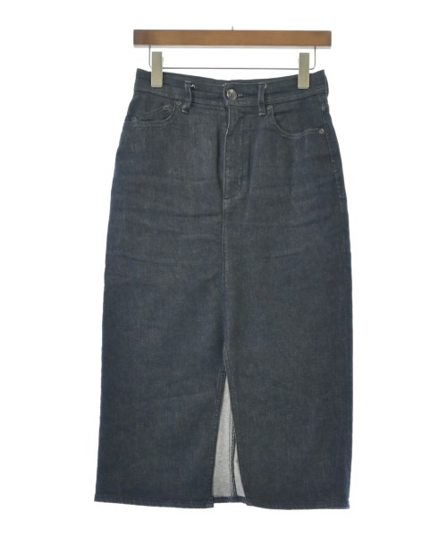 YANUK(ヤヌーク)ひざ丈スカート 紺 サイズ:XS/2200654128077