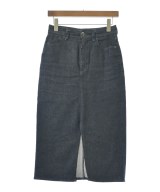 YANUK（ヤヌーク）ひざ丈スカート 紺 サイズ:XS レディース/2200654128077