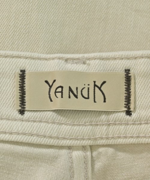 YANUK（ヤヌーク）デニムパンツ ベージュ サイズ:23(XS位) レディース/2200704123052